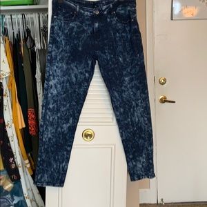 Acid wash jeans